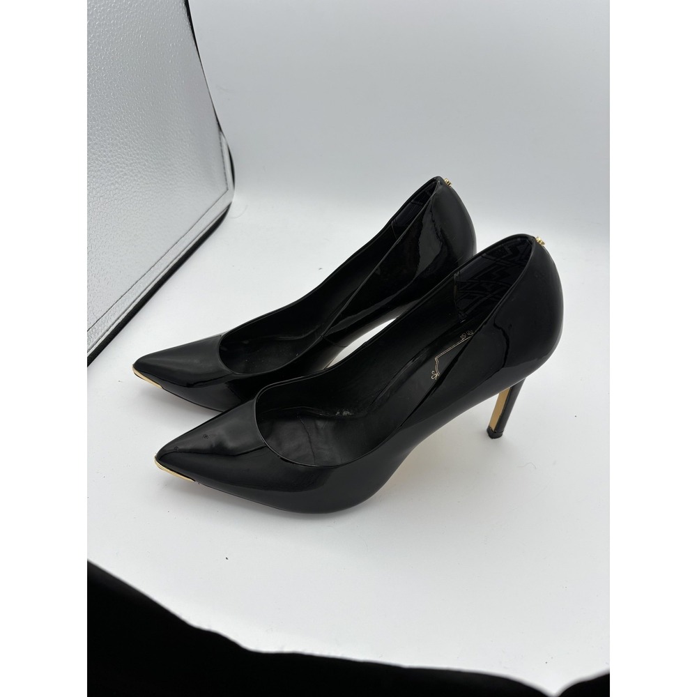 Ted Baker Shoes Womens‎ Size 8 Black Patent Pointed Toe Stiletto Heel Pumps